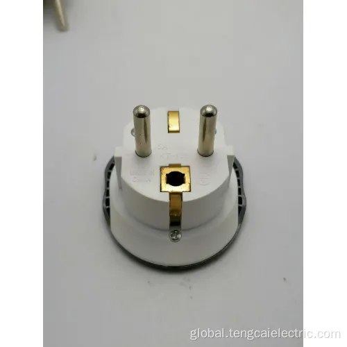 Plug Power Yahoo European Grounded Shucko Power Plug Adapter Travel Converter Supplier